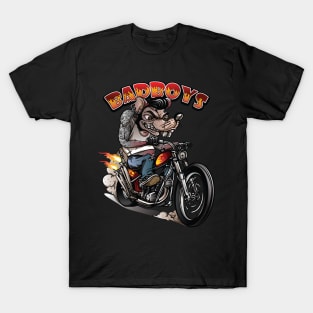 Bad Boys Rockabilly Rat T-Shirt